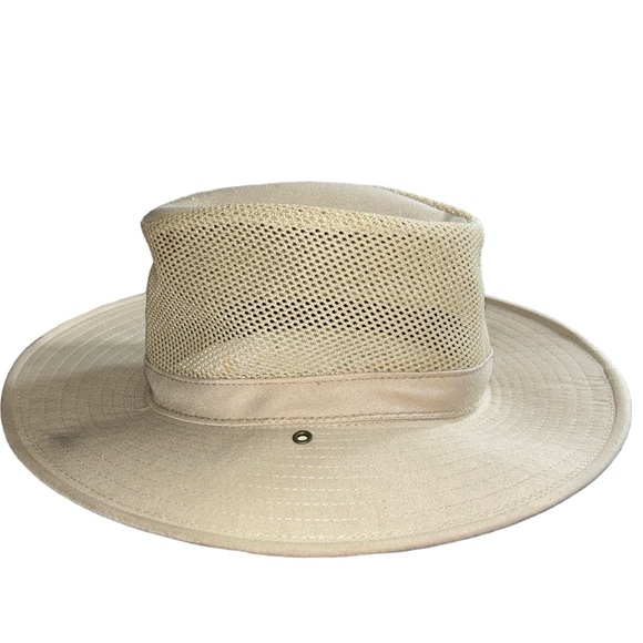 Henschel Hat Co. Khaki Safari Hat Size Medium - Picture 5 of 7